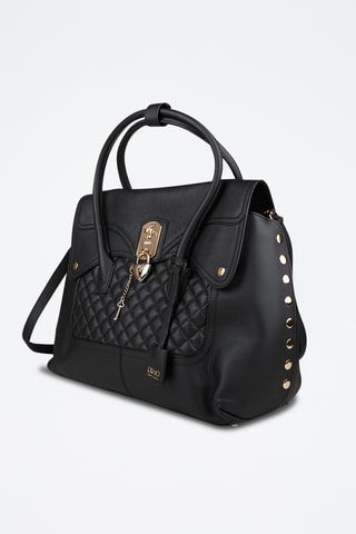Leren Shopper - Zwart