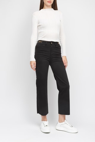 Broek Flare Cut - Zwart
