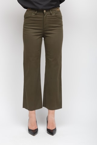 Broek Flare Cut - Kaki