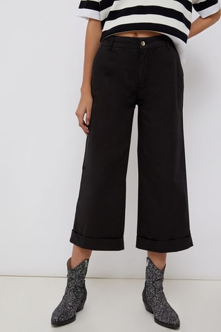 Broek Flare Cut - Zwart