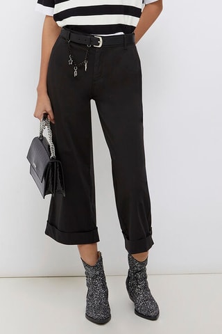 Broek Flare Cut - Zwart