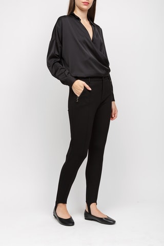 Broek Hoge Taille - Zwart
