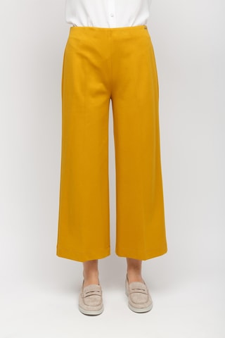 Broek Wide Legs - Mosterdgeel