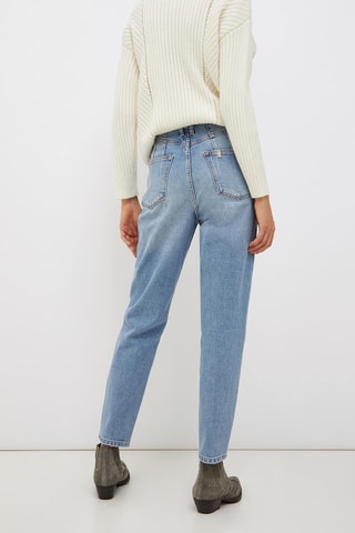 Jeans mom fit - Hemelsblauw
