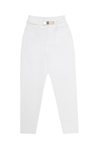 Broek Hoge Taille - Wit