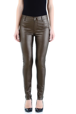 Broek Hoge Taille - Bronskleurig