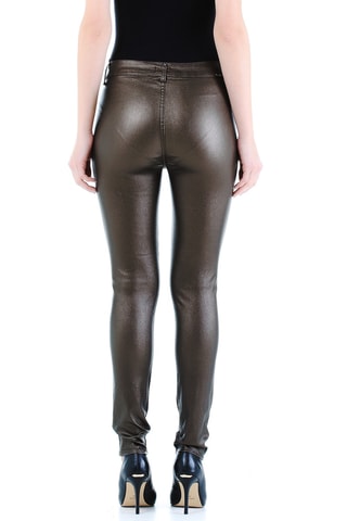 Broek Hoge Taille - Bronskleurig