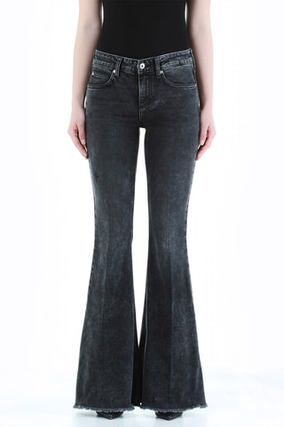 Jeans Flare Cut - Zwart