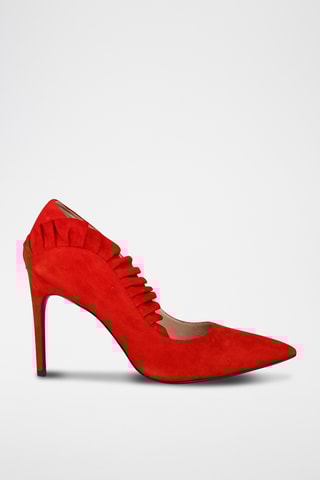 Leren Pumps - Rood