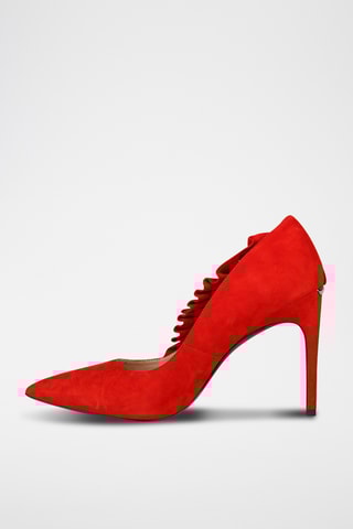 Leren Pumps - Rood