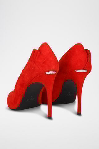 Leren Pumps - Rood