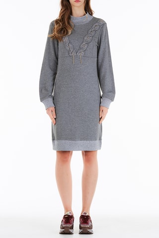 Sweaterjurk - Grijs