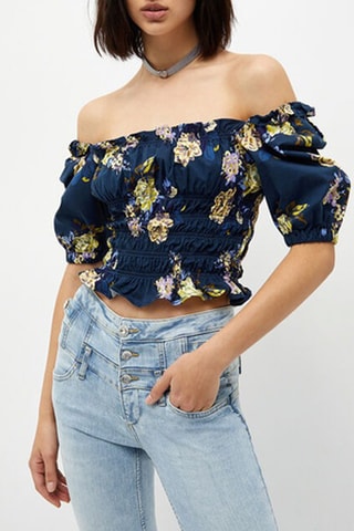 Top - Blauw
