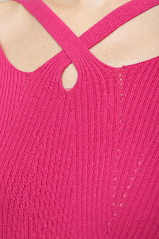 Trui-jurk - Fuchsia