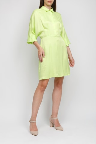 Blouse-jurk - Lichtgroen