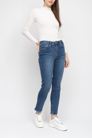Jeans Hoge Taille - Blauw