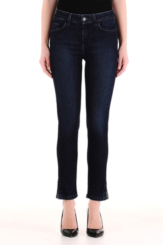 Jeans Hoge Taille - Donkerblauw