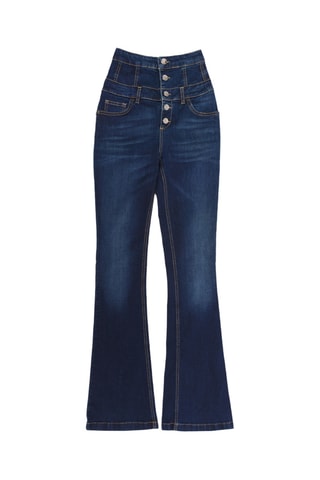 Jeans Flare Cut - Donkerblauw