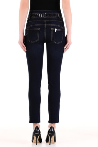 Jeans Hoge Taille - Donkerblauw