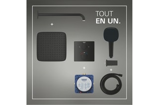 Ensemble de douche thermostatique encastré Quickfix - Precision