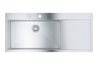 Evier en Inox 1 bac gauche