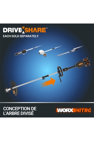 Débroussailleuse Brushlesssans fil - 40 V