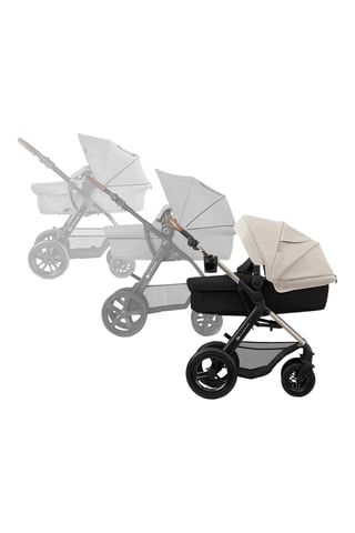 4-in-1 kinderwagen + Accessoires Moov 2 Air Wheels - Vanaf de Geboorte - Tot 27 kg - Zwart en grijs