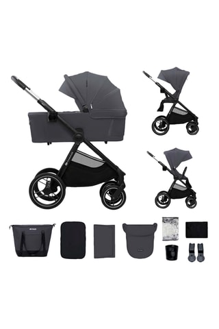 Kinderwagen + Accessoires Nea 2 - Zwart en grijs