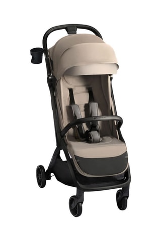 Kinderwagen NUBI 2 - Antraciet en beige - T/m 4 jaar- Tot 22 kg - Zwart en beige