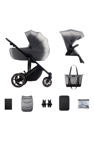 2-in-1 Kinderwagen PRIME 2 - Vanaf de Geboorte - Tot 22 kg - Grijs