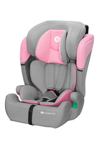 Autostoeltje Comfort Up i-Size Happy Shapes - 15 Maanden t/m 12 Jaar - Roze en grijs