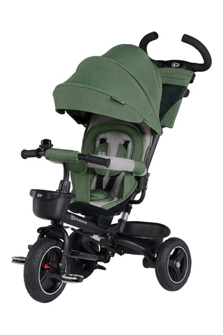 Driewieler Spinstep - Zwart en Kaki - Vanaf 9 Maanden - Tot 25 kg