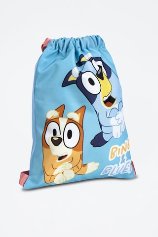 Mochila Bluey - Azul e castanho