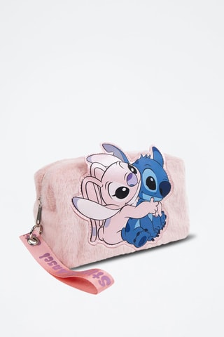 Bolsa de higiene Stich Angel Lilo e Stitch Disney - Rosa