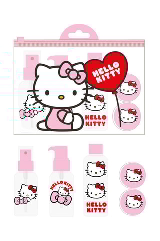 Estojo de higiene completo Hello Kitty - 5 peças
