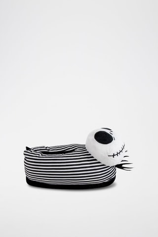 Pantufas Jack Skellington O Curioso Natal do Sr. Jack - Preto