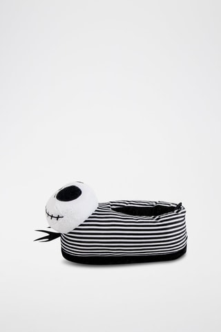 Pantufas Jack Skellington O Curioso Natal do Sr. Jack - Preto