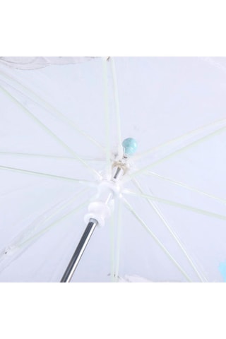 Guarda-chuva Anna e Elsa Frozen Disney - Azul-celeste e branco