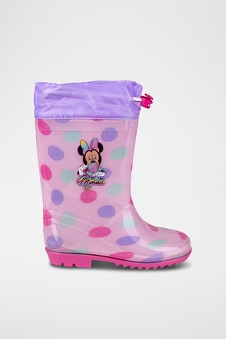 Galochas Minnie Disney Rosa