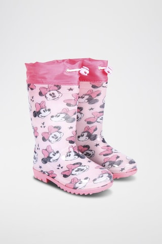 Galochas Minnie Disney Rosa