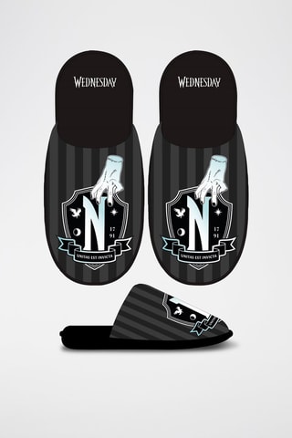 Pantufas Thing Wednesday Addams A Família Addams - Wednesday - Azul