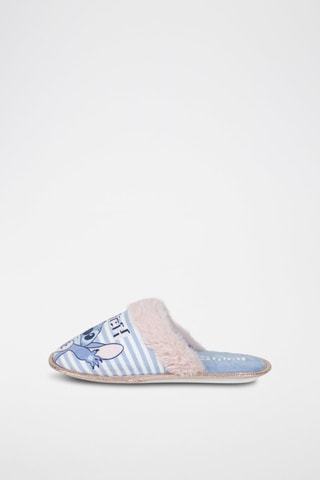 Pantufas forradas Stitch Lilo e Stitch Disney - Azul-claro
