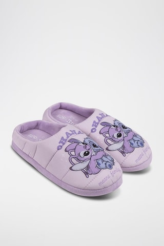 Pantufas Stitch e Angel Lilo e Stitch Disney Malva