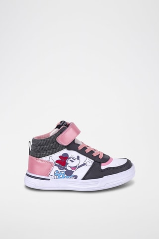 Sapatilhas subidas Minnie Disney Branco