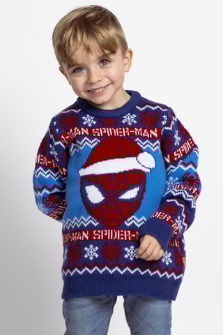 Camisola Home-Aranha Vingadores Marvel - Azul