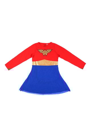 Vestido Mulher-Maravilha A Liga da Justiça DC Comics - Vermelho e azul