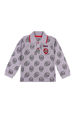Polo Homem-Aranha Os Vingadores Marvel Cinzento-claro mesclado