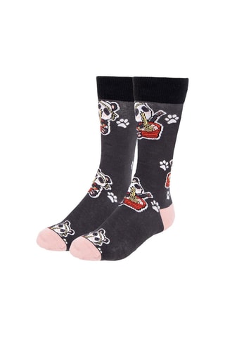 3 pares de meias Otaku Preto, cinzento e branco