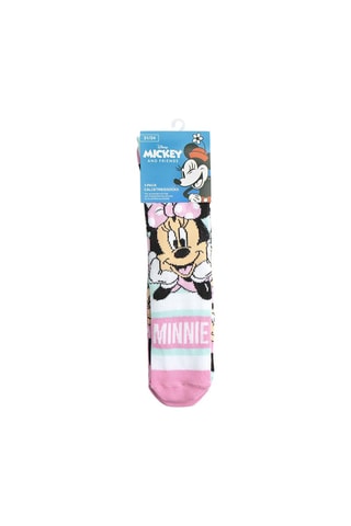 3 pares de meias Minnie Disney - Multicolor