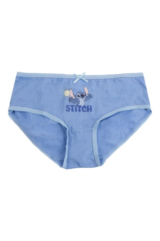 3 cuecas Stitch Lilo e Stitch Disney - Azul e rosa